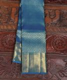 Blue Handwoven Kanjivaram Silk Saree T3324251