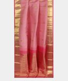 Pink Handwoven Kanjivaram Silk Saree T3702392