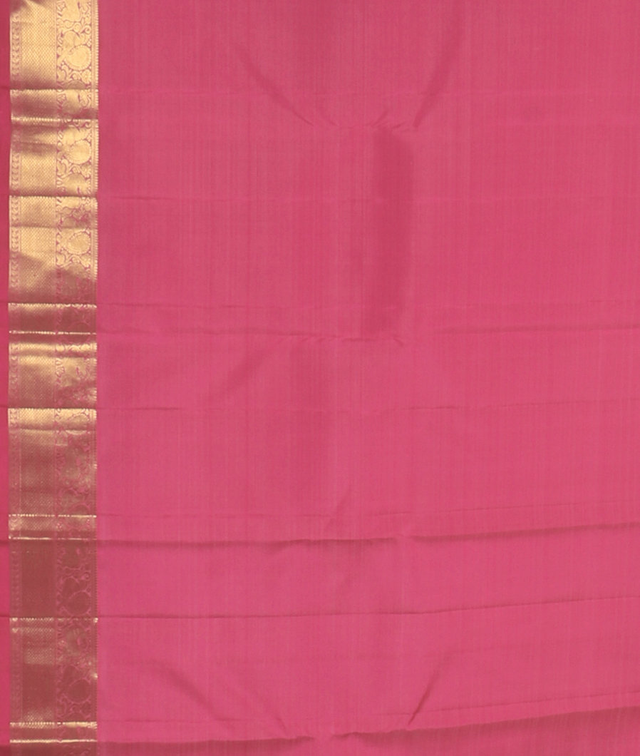 Pink Handwoven Kanjivaram Silk Saree T3702393