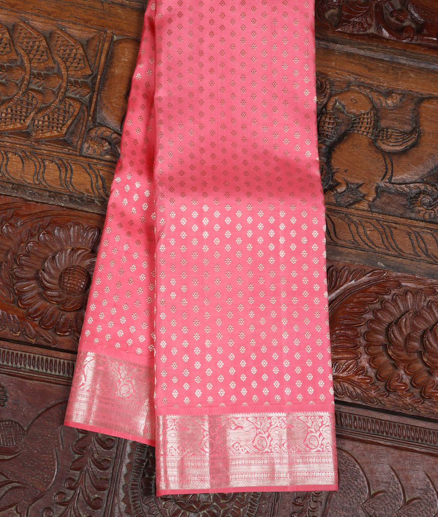 Pink Handwoven Kanjivaram Silk Saree T367719-image