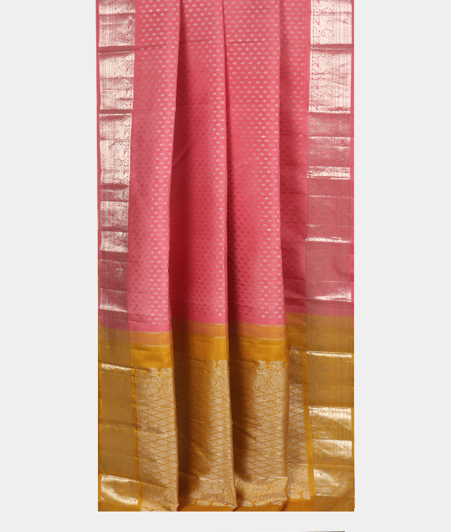 Pink Handwoven Kanjivaram Silk Saree T3677192