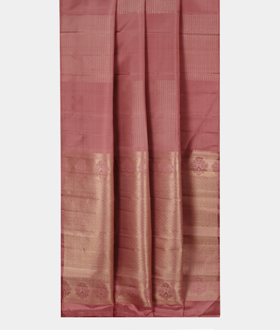 Onion PInk Handwoven Kanjivaram Silk Saree T3458672