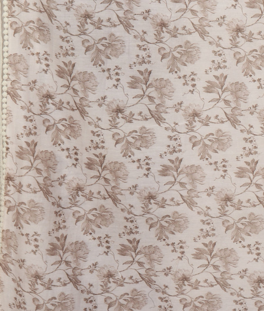 White Kora Organza Embroidery Saree T3738323