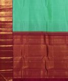 Green Handwoven Kanjivaram Silk Saree T3492324
