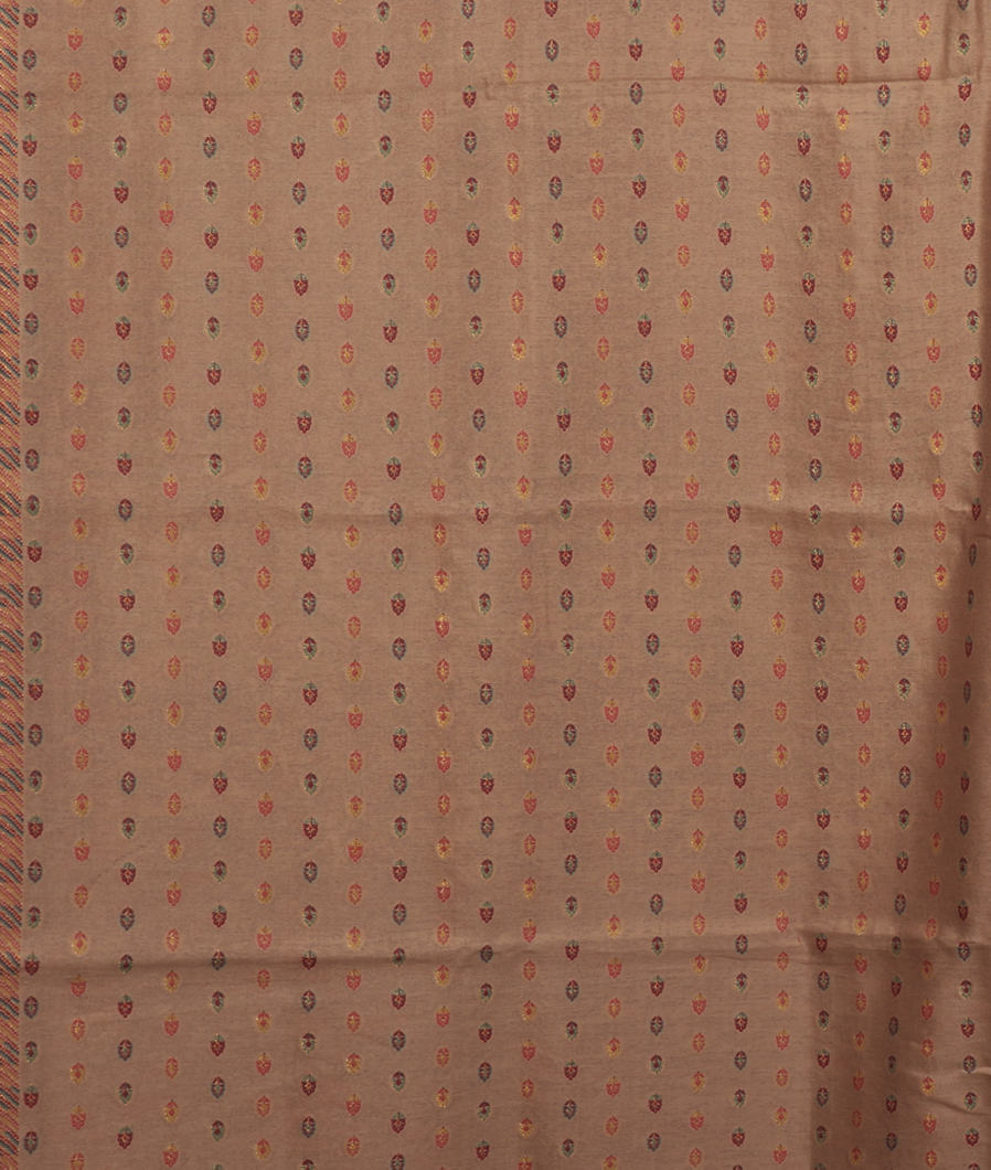 Beige Cashmere Kani Silk Saree T2851603