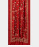 Red Soft Tussar Printed Saree T3540932
