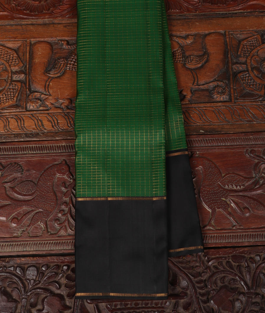 Green Handwoven Kanjivaram Silk Saree T374617-image