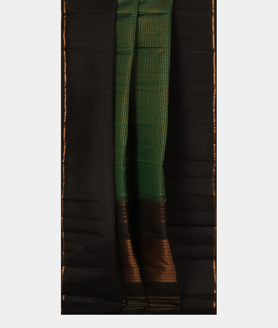 Green Handwoven Kanjivaram Silk Saree T3746172