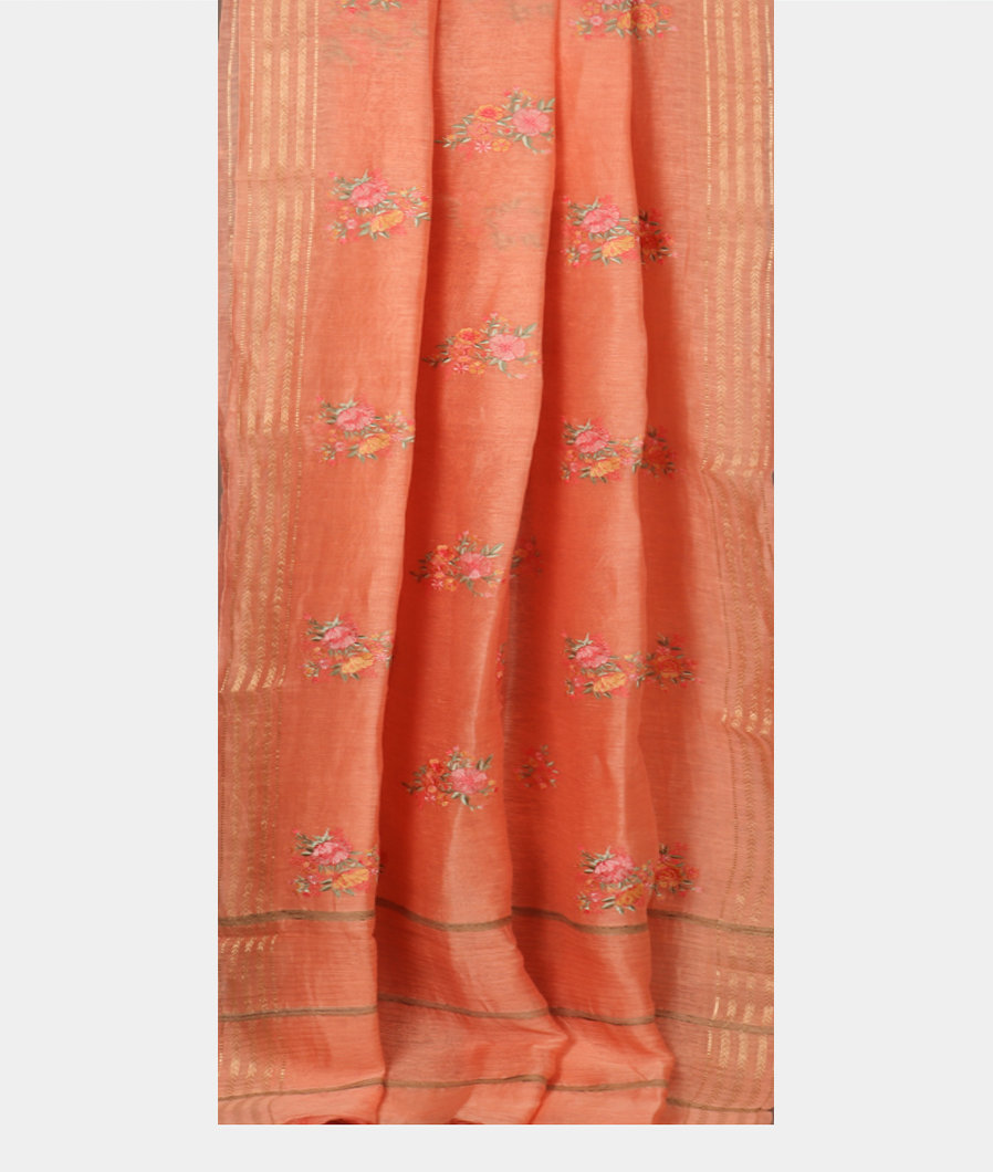peach-linen-embroidery-saree-t356978-t356978-b