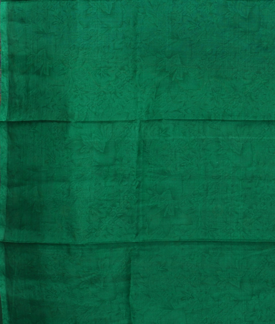 Blue Printed Silk Saree T3740283