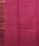 Pink Printed Raw Silk Saree T3740043