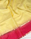 Light Yellow Soft Silk Saree T3724944