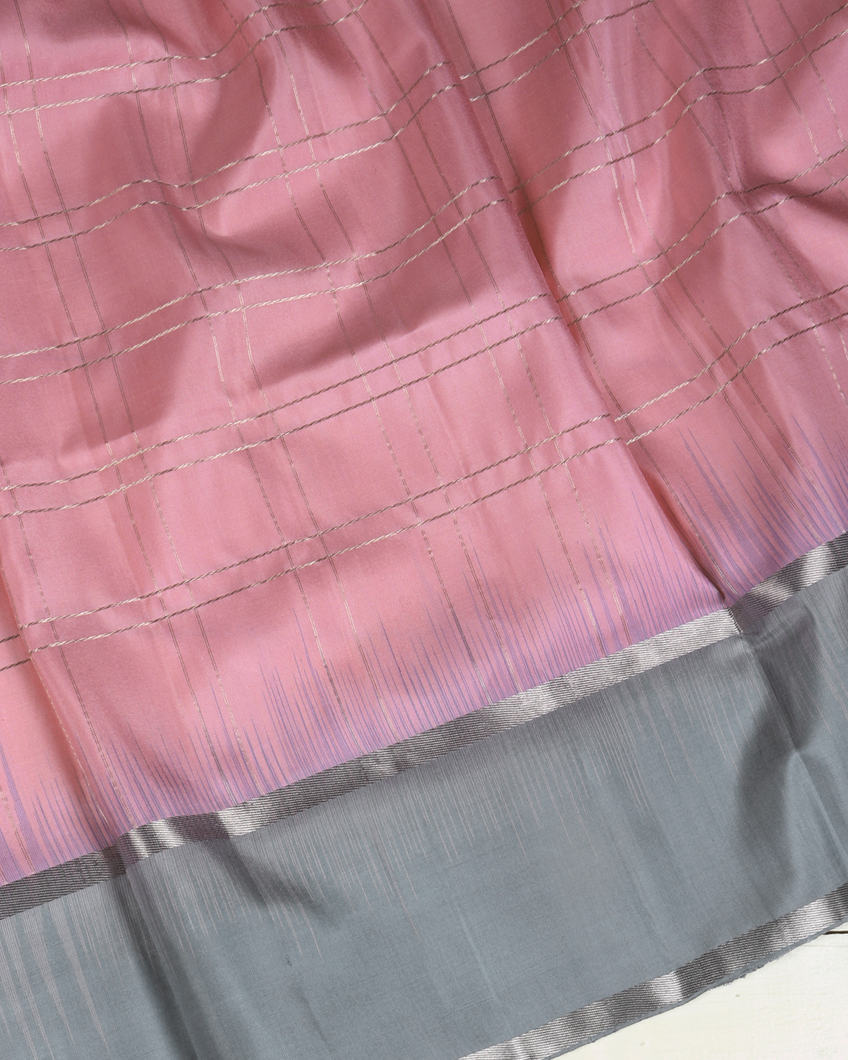 Pink Soft Silk Saree T3724934