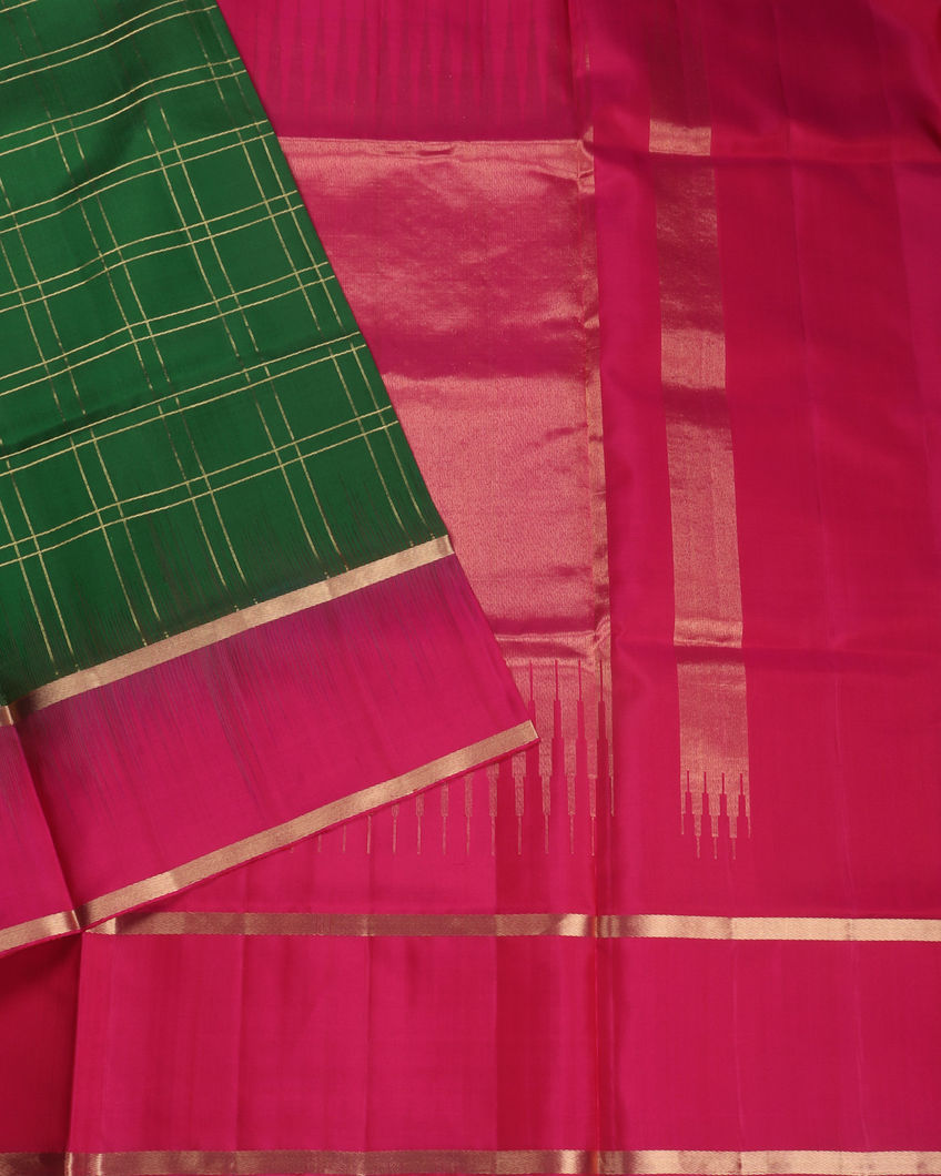 Green Soft Silk Saree T3724912