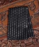 Black Handwoven Kanjivaram Silk Blouse T461