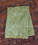 Green Banaras Silk Blouse T451