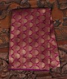 Purple Banaras Silk Blouse T300401