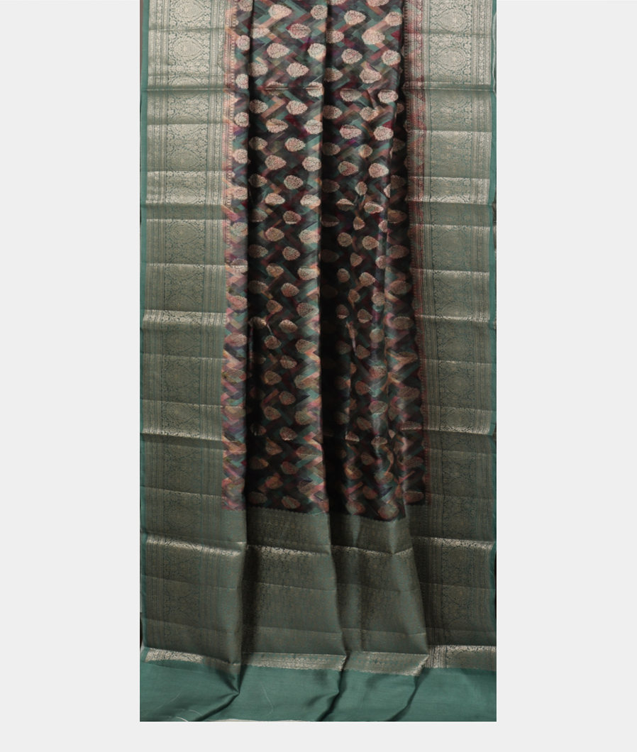Grey Chaniya Silk Saree T3739722