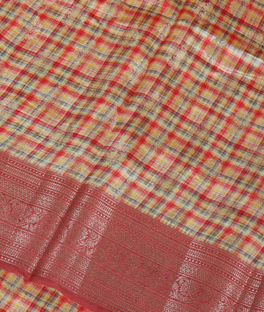 Multicolour Chaniya Silk Saree T373967-image