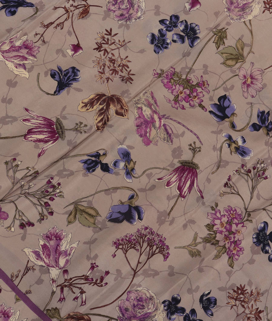 Grey Crepe Silk Saree T368174-image