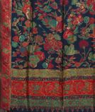 Blue Cashmere Kani Silk Dupatta T3704603