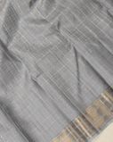 Grey Handwoven Kanjivaram Silk Saree T3680164