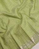 Green Handwoven Kanjivaram Silk Saree T3747254