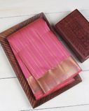 Pink Handwoven Kanjivaram Silk Saree T3747181