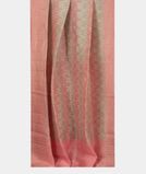 Pink Linen Printed Saree T3579122