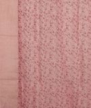 Pink Linen Printed Saree T3579123