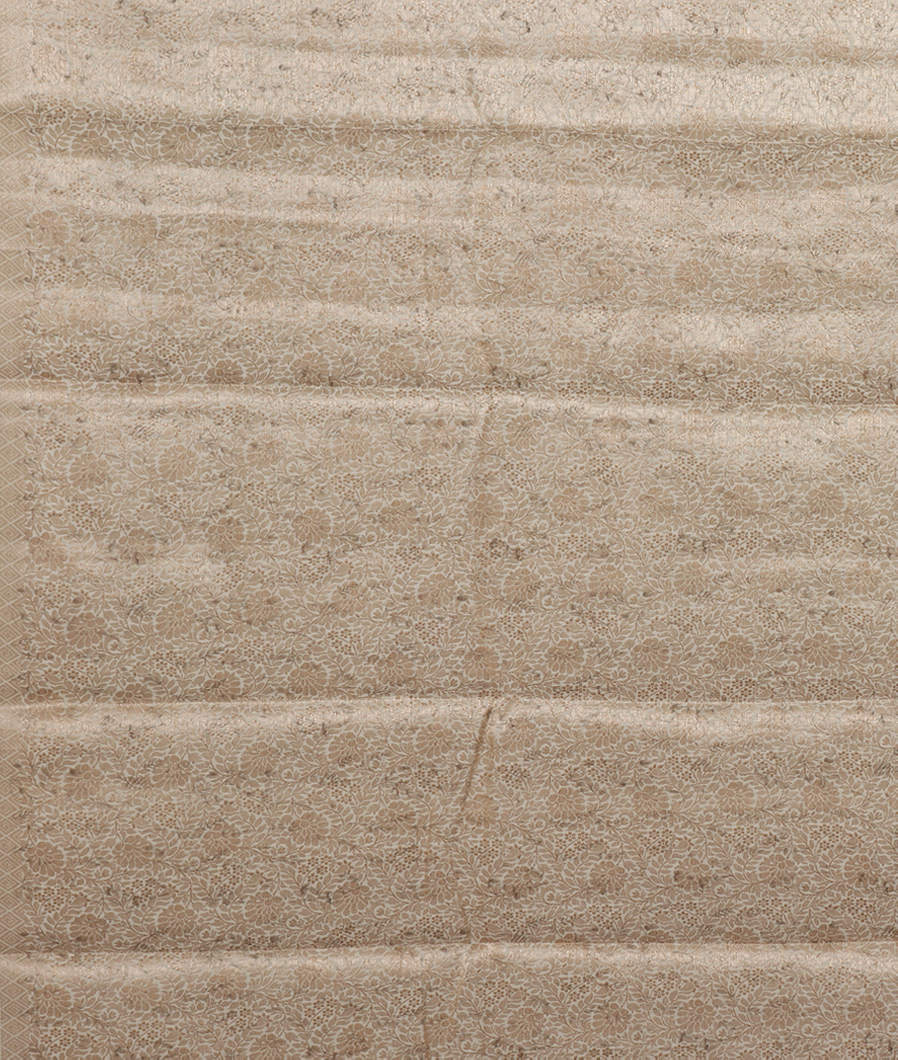 Cream Chaniya Silk Saree T3692283