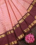 Pink Handwoven Kanjivaram Silk Saree T3522544