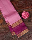 Pink Handwoven Kanjivaram Silk Saree T3695711