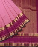 Pink Handwoven Kanjivaram Silk Saree T3695712
