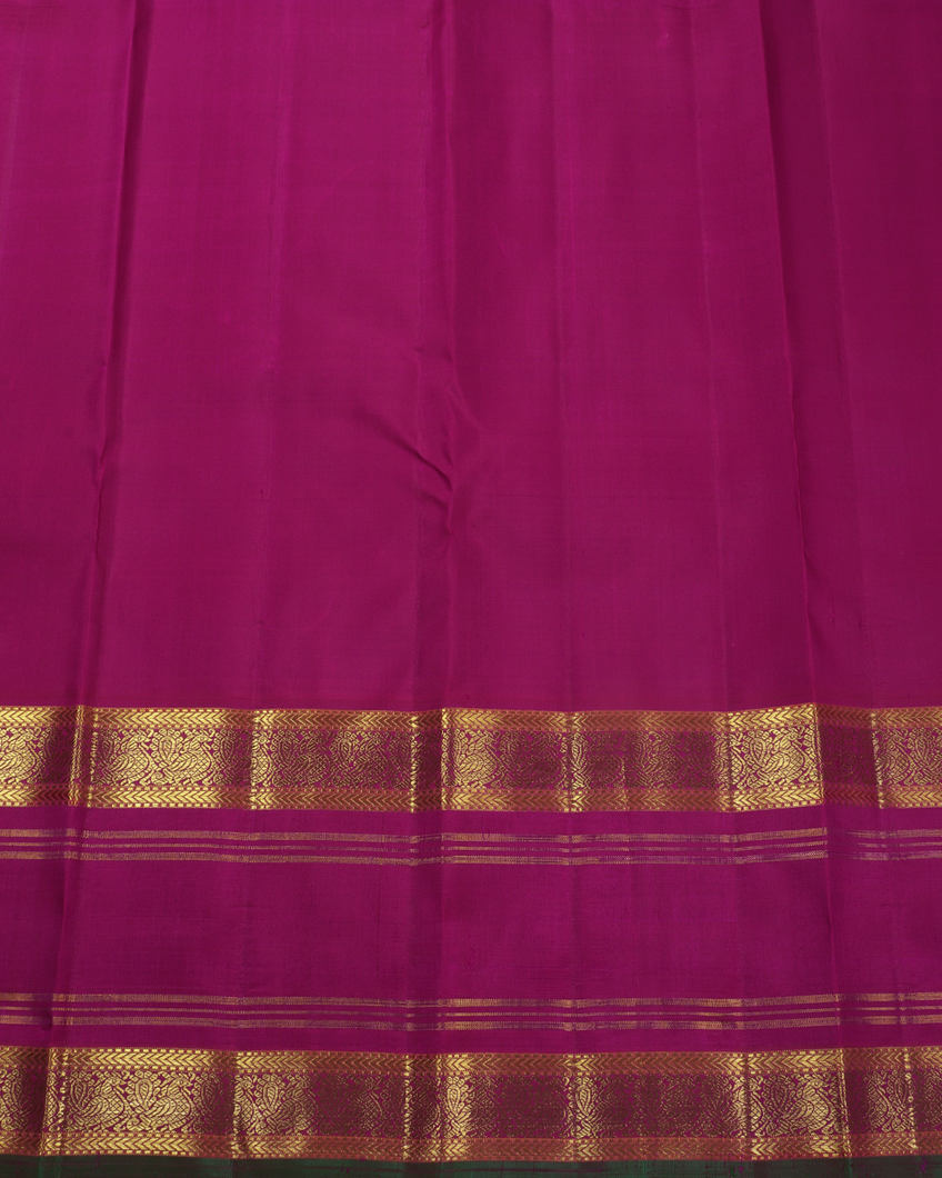 Pink Handwoven Kanjivaram Silk Saree T3695713