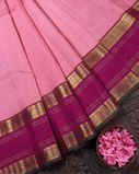 Pink Handwoven Kanjivaram Silk Saree T3695714