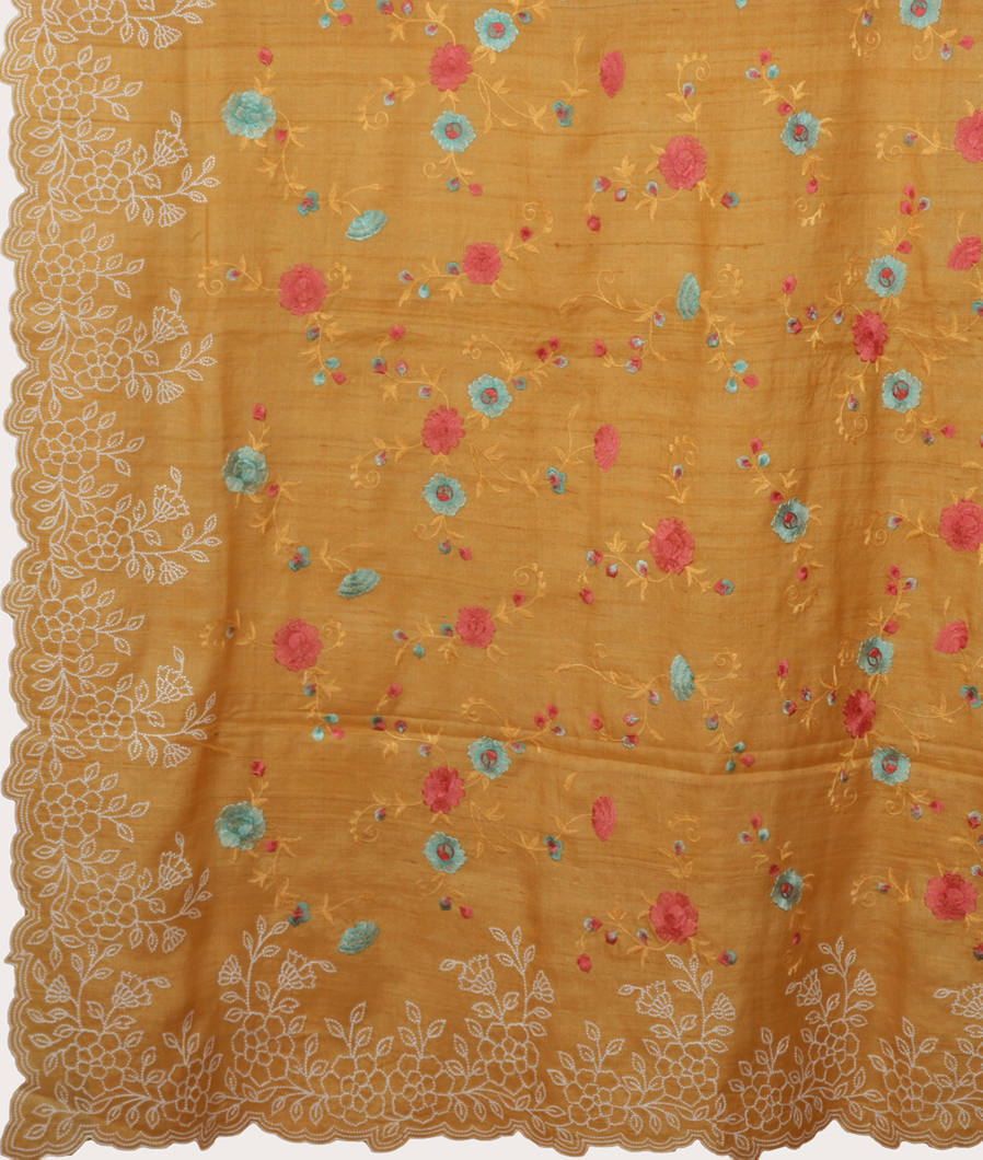 yellow-tussar-embroidery-saree-t367295-t367295-d