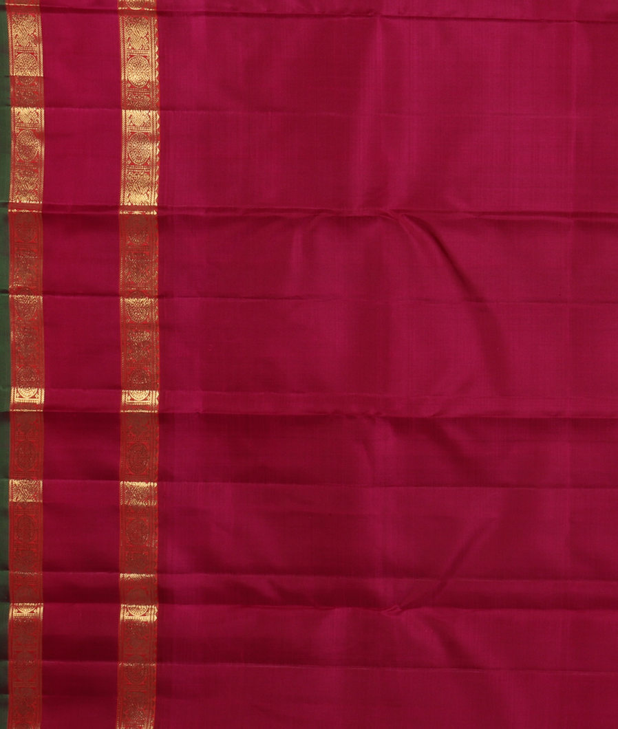 Green Handwoven Kanjivaram Silk Saree T3747203