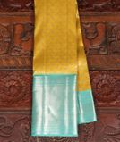 Yellow Handwoven Kanjivaram Silk Saree T3507731