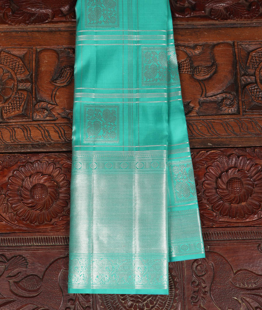 Blue Handwoven Kanjivaram Silk Saree T367712-image