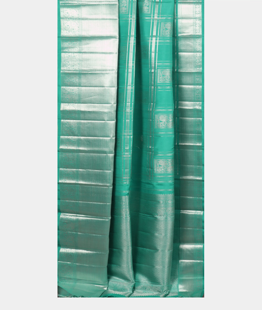 Blue Handwoven Kanjivaram Silk Saree T3677122