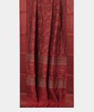 Red Soft Tussar Printed Saree T3721562