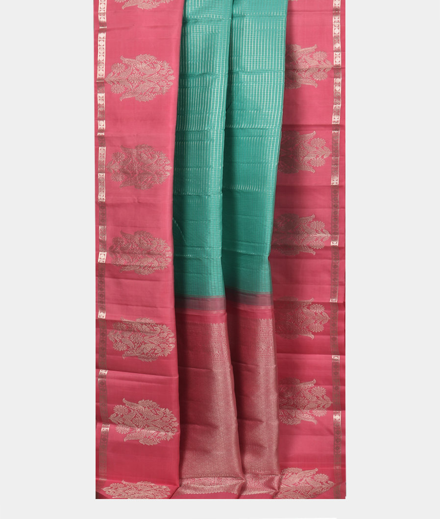 Blue Handwoven Kanjivaram Silk Saree T3485052