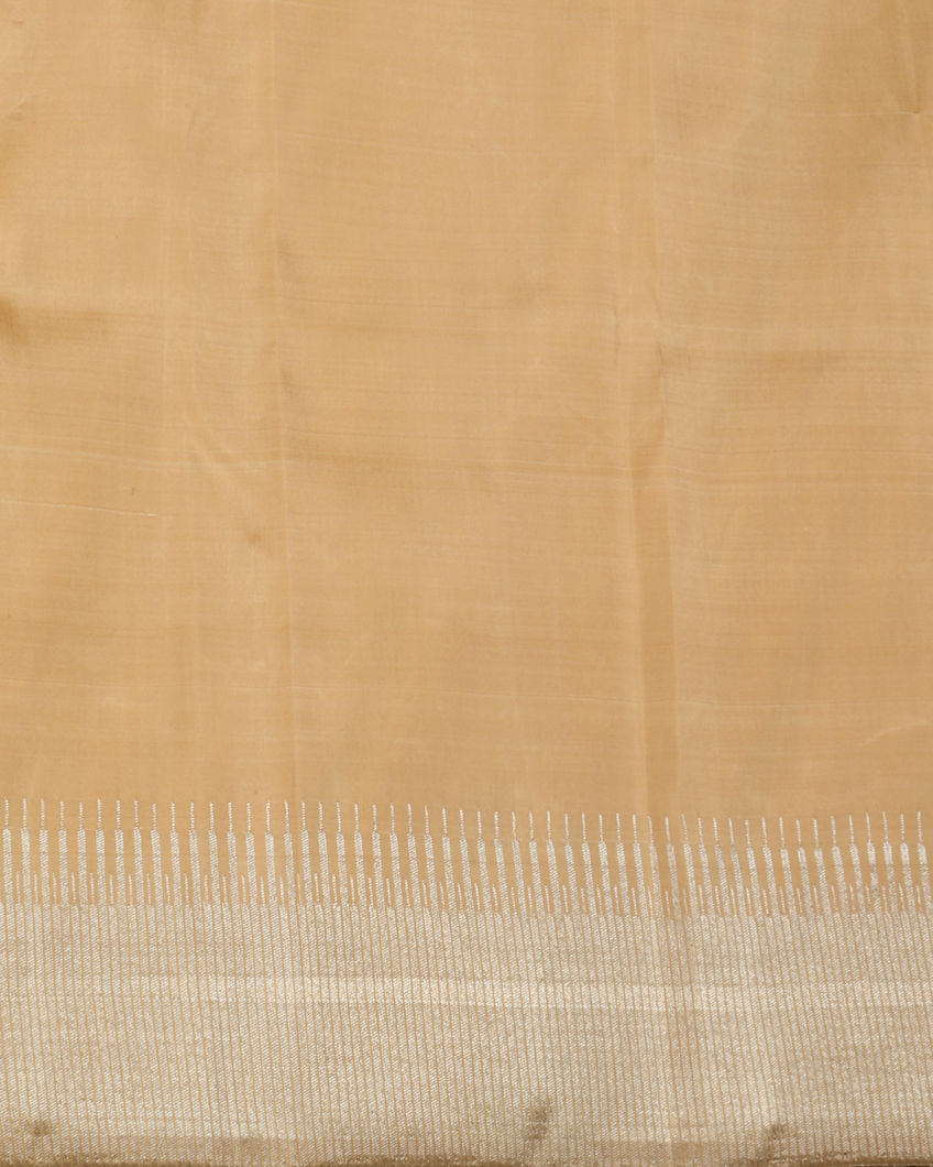 Beige Handwoven Kanjivaram Silk Saree T374753 3