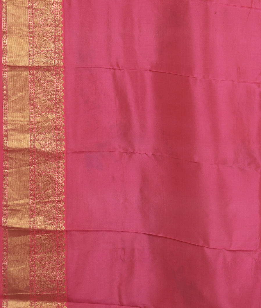 Grey Printed Soft Silk Saree&nbsp;T3722153