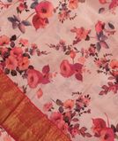 Pink Printed Soft Silk Saree T3722171
