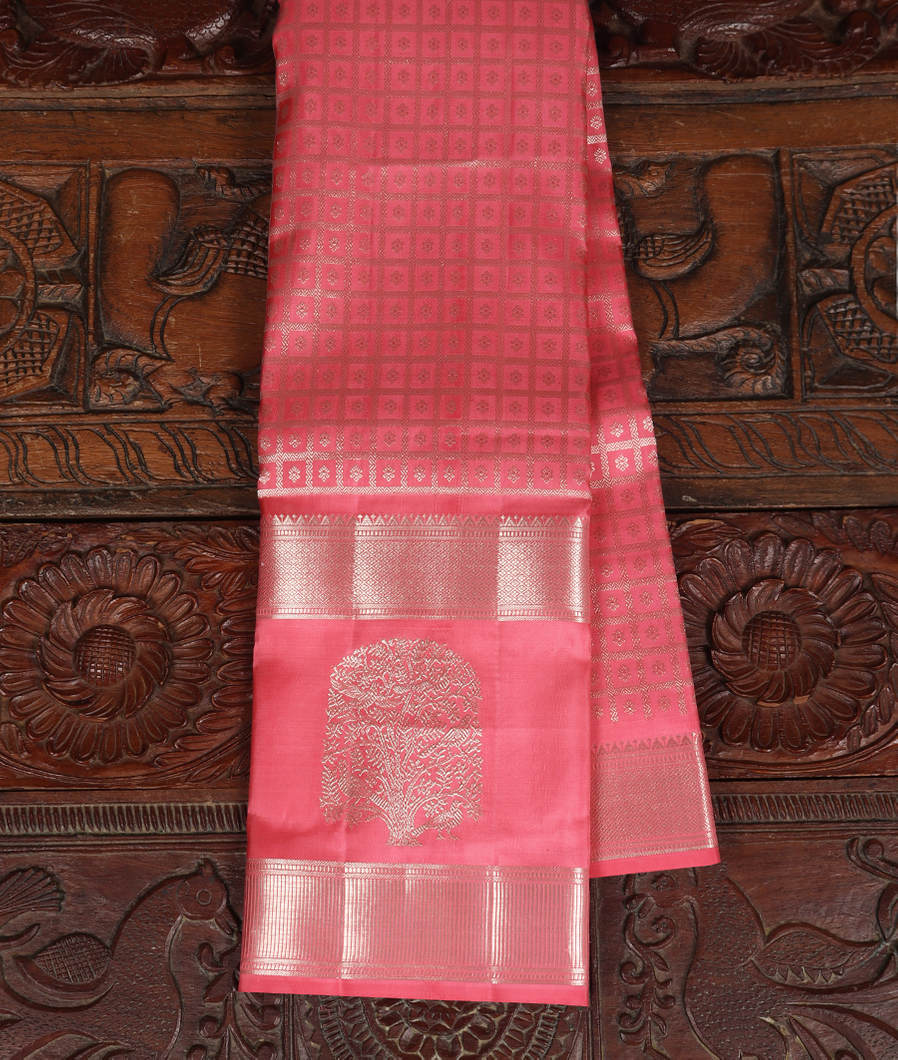 Pink Handwoven Kanjivaram Silk Saree T360533-image