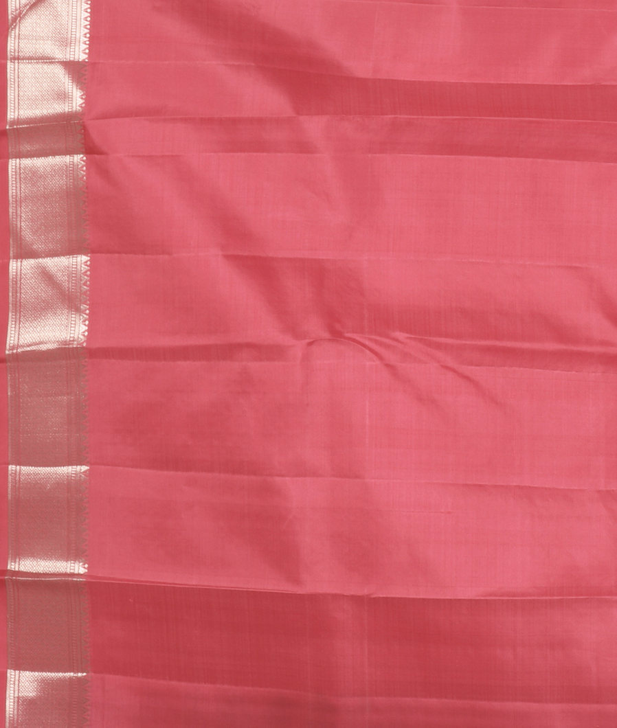 Pink Handwoven Kanjivaram Silk Saree T3605333