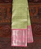Green Handwoven Kanjivaram Silk Saree T3507481