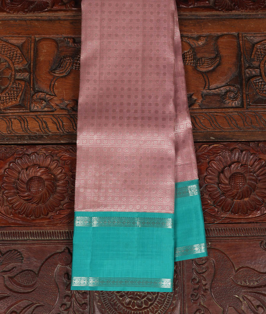 Light Lavender Handwoven Kanjivaram Silk Saree T360566-image